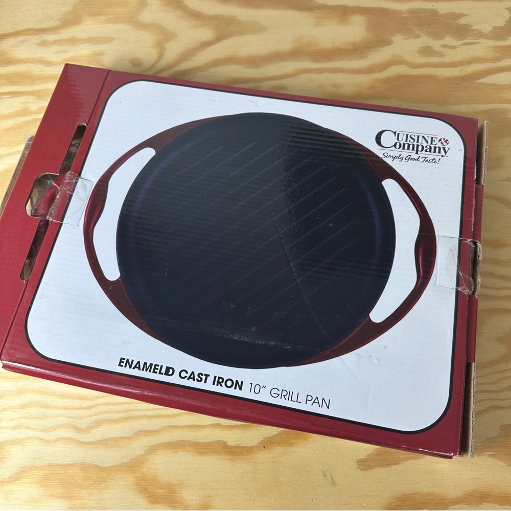 Cuisine Company Cast Iron Griddle Pan